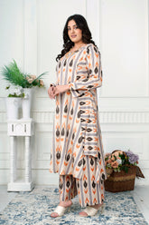 CHIC IKAT CO-ORD SET FOR EFFORTLESS ELEGANCE