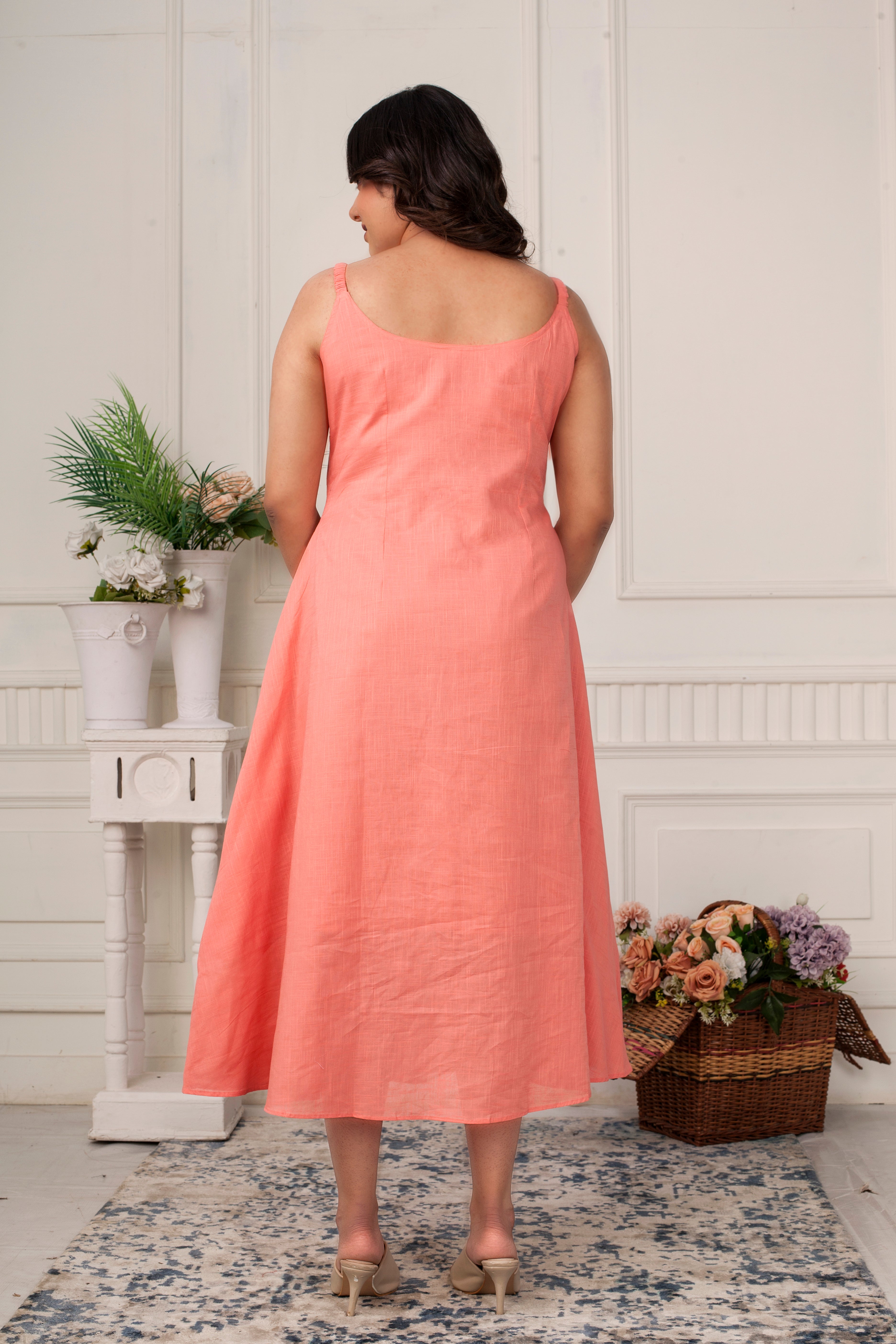 blush pink jacket dress Blush Pink Jacket with Midi Dress