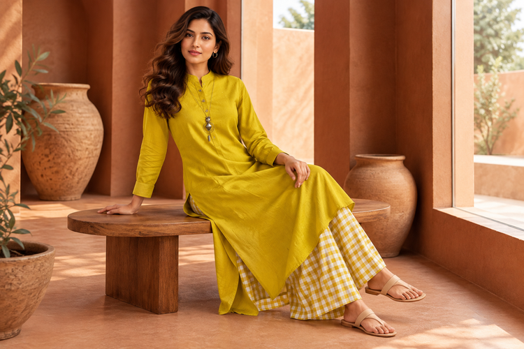 AARANYA PURE COTTON KURTA