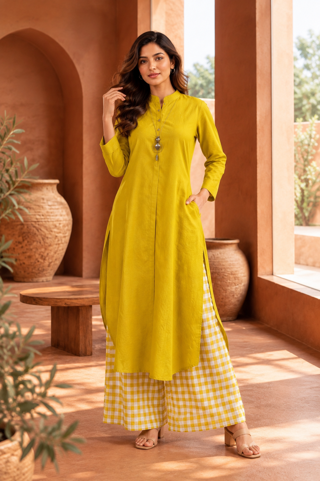 AARANYA PURE COTTON KURTA